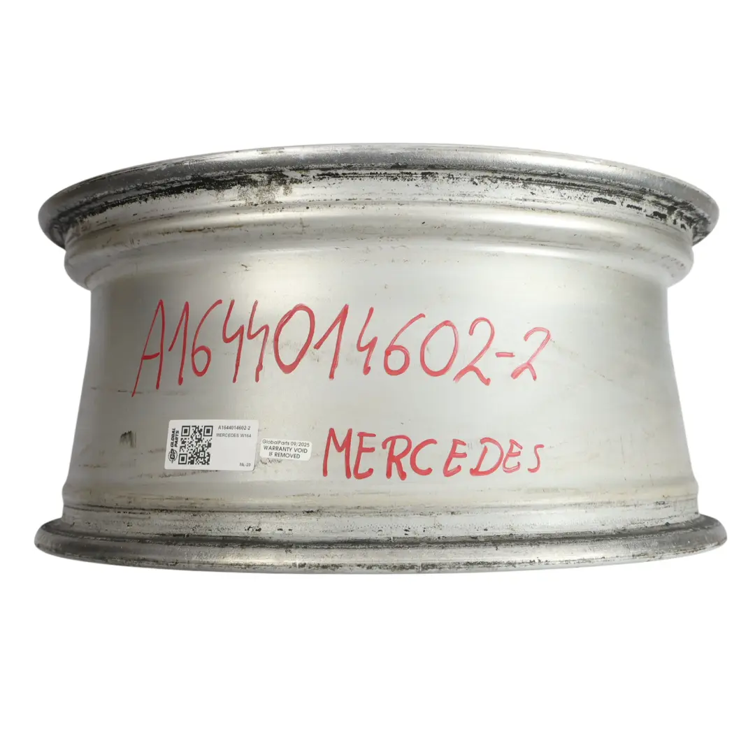 Mercedes ML W164 Silberne Leichtmetallfelge 18" 8J ET:60 5-Speichen - SKU A1644014602-2 - Teilenummer A1644014602