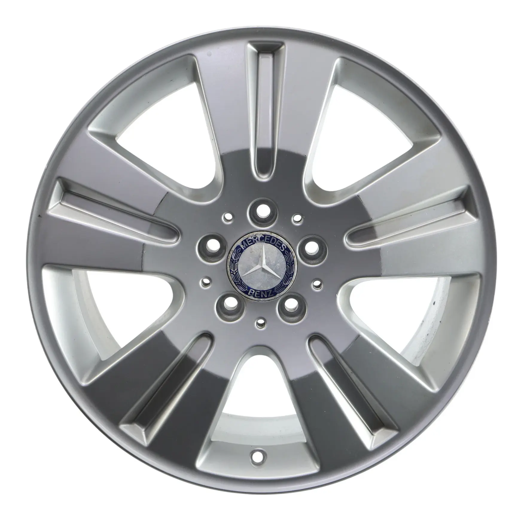 Mercedes ML W164 Silver Wheel Alloy Rim 18" 8J ET:60 5-Spoke A1644014602