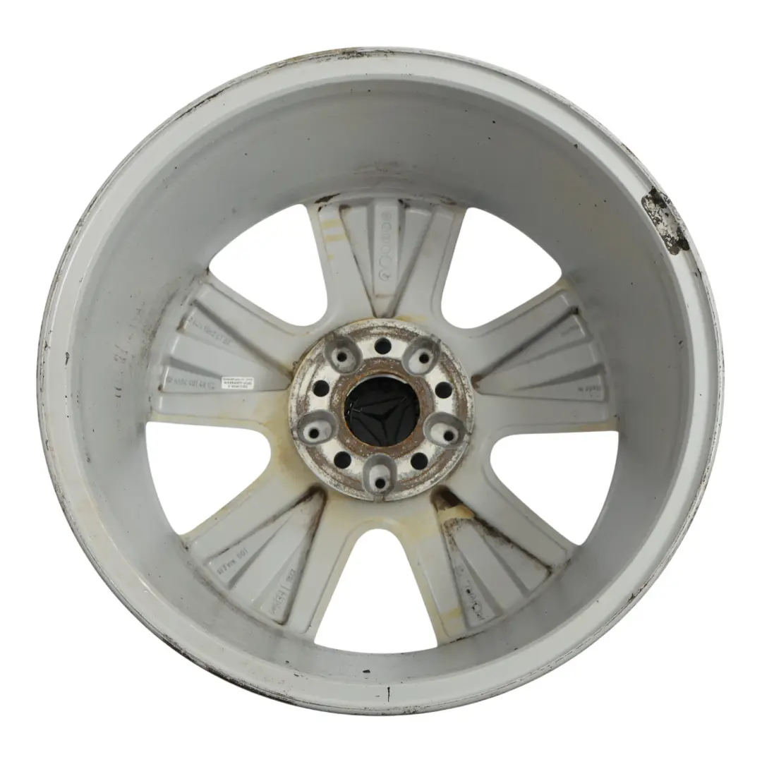 Alloy Rim 18" 8J ET:60 5-Spoke to Mercedes ML W164 Silver Wheel with Part number A1644014602 Mercedes ML W164 Silver Wheel Alloy Rim 18" 8J ET:60 5-Spoke - SKU A1644014602-3 - Part number A1644014602