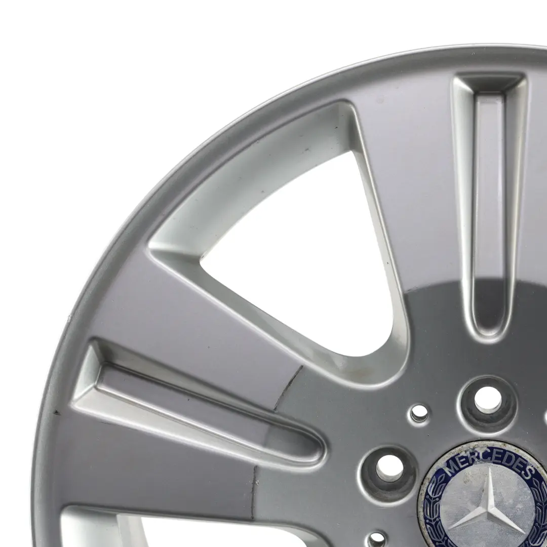 Alloy Rim 18" 8J ET:60 5-Spoke to Mercedes ML W164 Silver Wheel with Part number A1644014602 Mercedes ML W164 Silver Wheel Alloy Rim 18" 8J ET:60 5-Spoke - SKU A1644014602-3 - Part number A1644014602