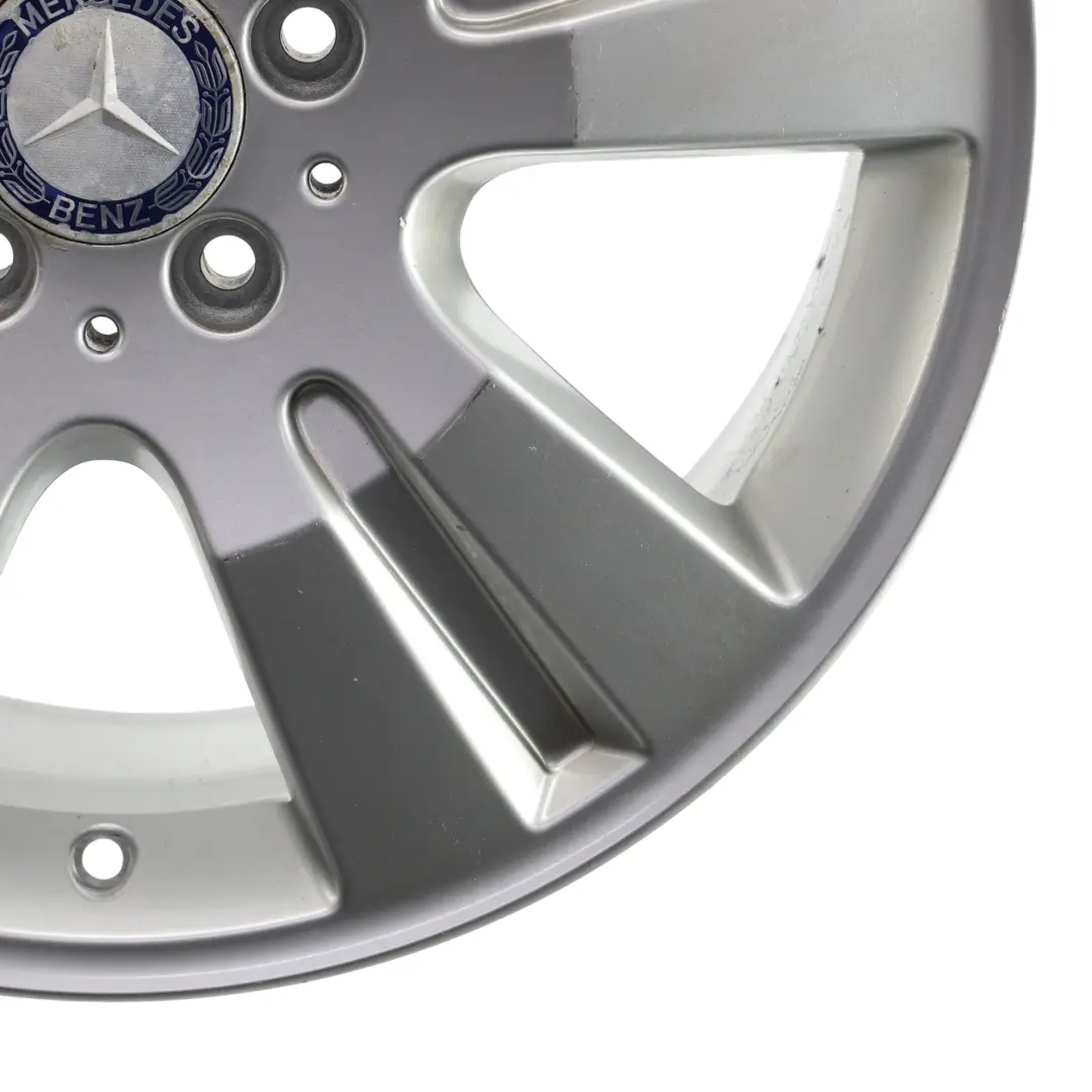 Alloy Rim 18" 8J ET:60 5-Spoke to Mercedes ML W164 Silver Wheel with Part number A1644014602 Mercedes ML W164 Silver Wheel Alloy Rim 18" 8J ET:60 5-Spoke - SKU A1644014602-3 - Part number A1644014602