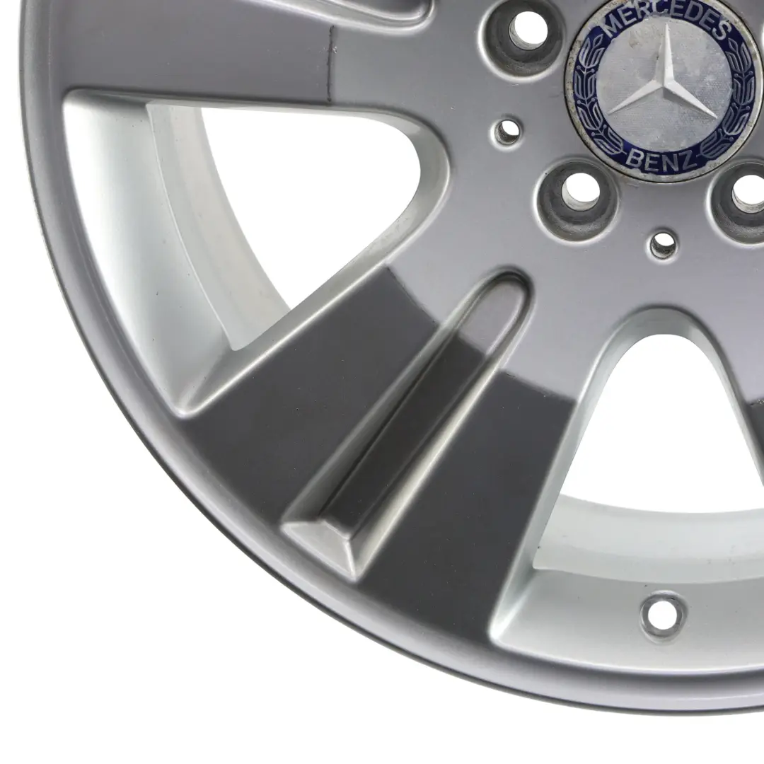 Alloy Rim 18" 8J ET:60 5-Spoke to Mercedes ML W164 Silver Wheel with Part number A1644014602 Mercedes ML W164 Silver Wheel Alloy Rim 18" 8J ET:60 5-Spoke - SKU A1644014602-3 - Part number A1644014602