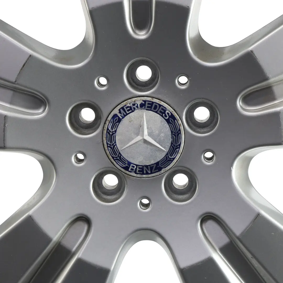 Alloy Rim 18" 8J ET:60 5-Spoke to Mercedes ML W164 Silver Wheel with Part number A1644014602 Mercedes ML W164 Silver Wheel Alloy Rim 18" 8J ET:60 5-Spoke - SKU A1644014602-3 - Part number A1644014602