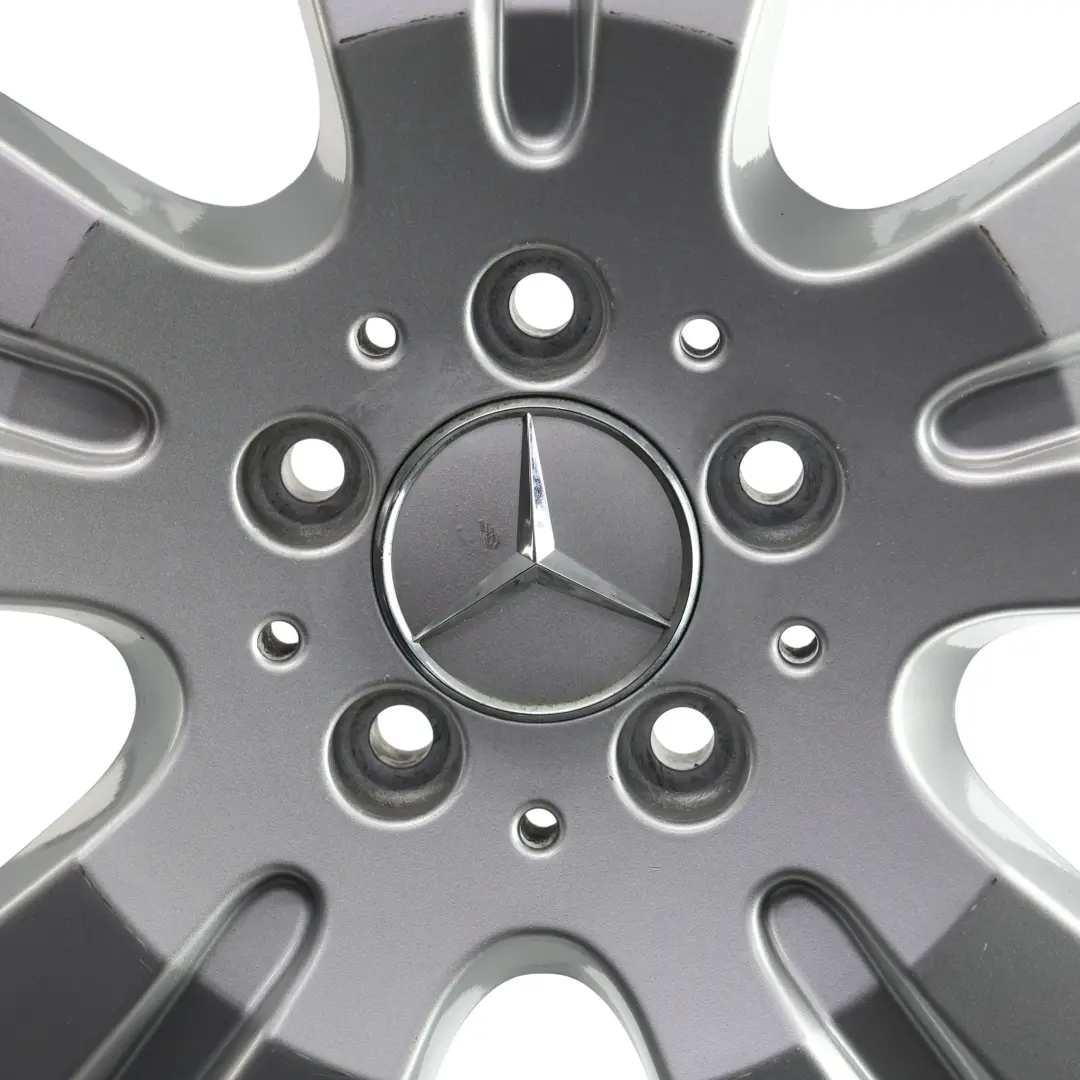 Alloy Rim 18" 8J ET:60 5-Spoke to Mercedes ML W164 Silver Wheel with Part number A1644014602 Mercedes ML W164 Silver Wheel Alloy Rim 18" 8J ET:60 5-Spoke - SKU A1644014602-4 - Part number A1644014602
