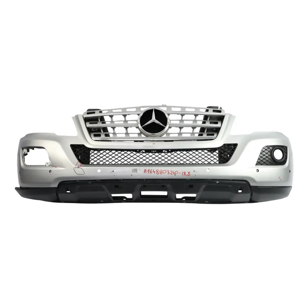 Front Bumper Trim Parktronic Iridium Silver Metallic - 775 to Mercedes ML W164 with Part number A1648803240 Mercedes ML W164 Front Bumper Trim Parktronic Iridium Silver Metallic - 775 - SKU A1648803240-IRS - Part number A1648803240