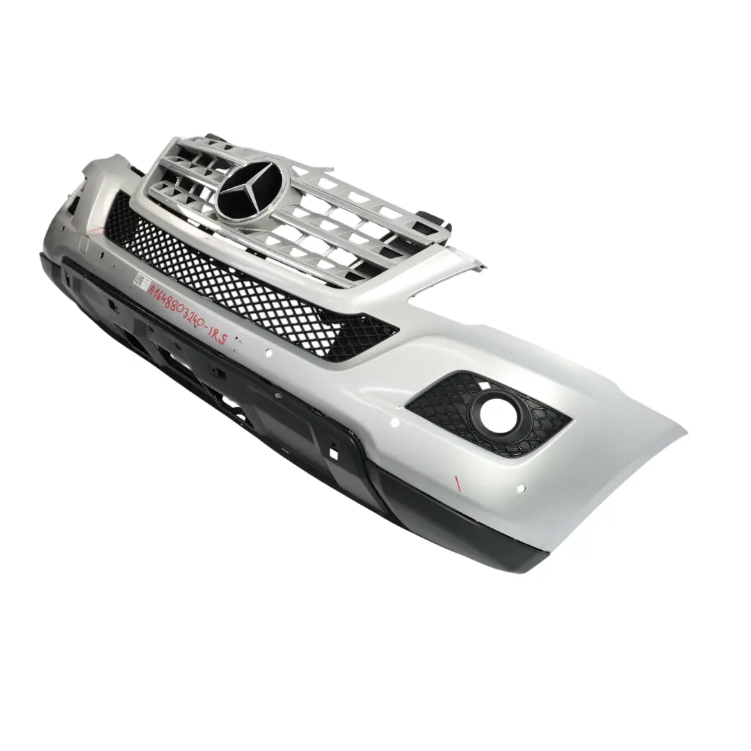 Front Bumper Trim Parktronic Iridium Silver Metallic - 775 to Mercedes ML W164 with Part number A1648803240 Mercedes ML W164 Front Bumper Trim Parktronic Iridium Silver Metallic - 775 - SKU A1648803240-IRS - Part number A1648803240