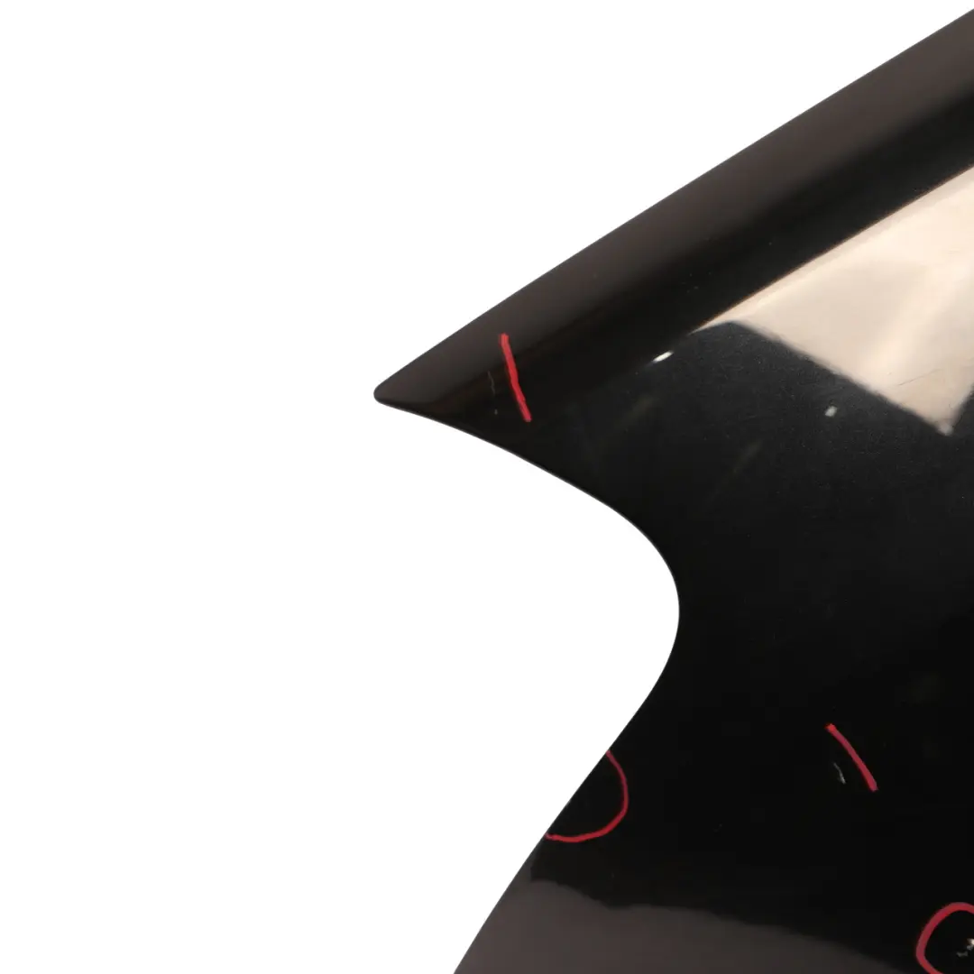 Side Panel Front Left N/S Wing Fender Obsidian Black - 197 to Mercedes ML W164 with Part number A1648810101 Mercedes ML W164 Side Panel Front Left N/S Wing Fender Obsidian Black - 197 - SKU A1648810101-OB2 - Part number A1648810101