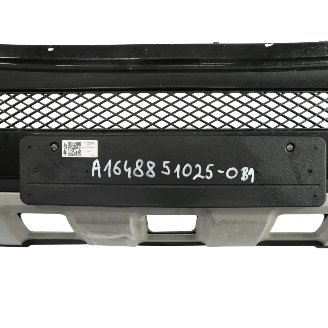 Mercedes ML W164 Front Bumper Trim Panel Obsidian Black Metallic - 197 - SKU A1648851025-OB1 - Part number A1648851025