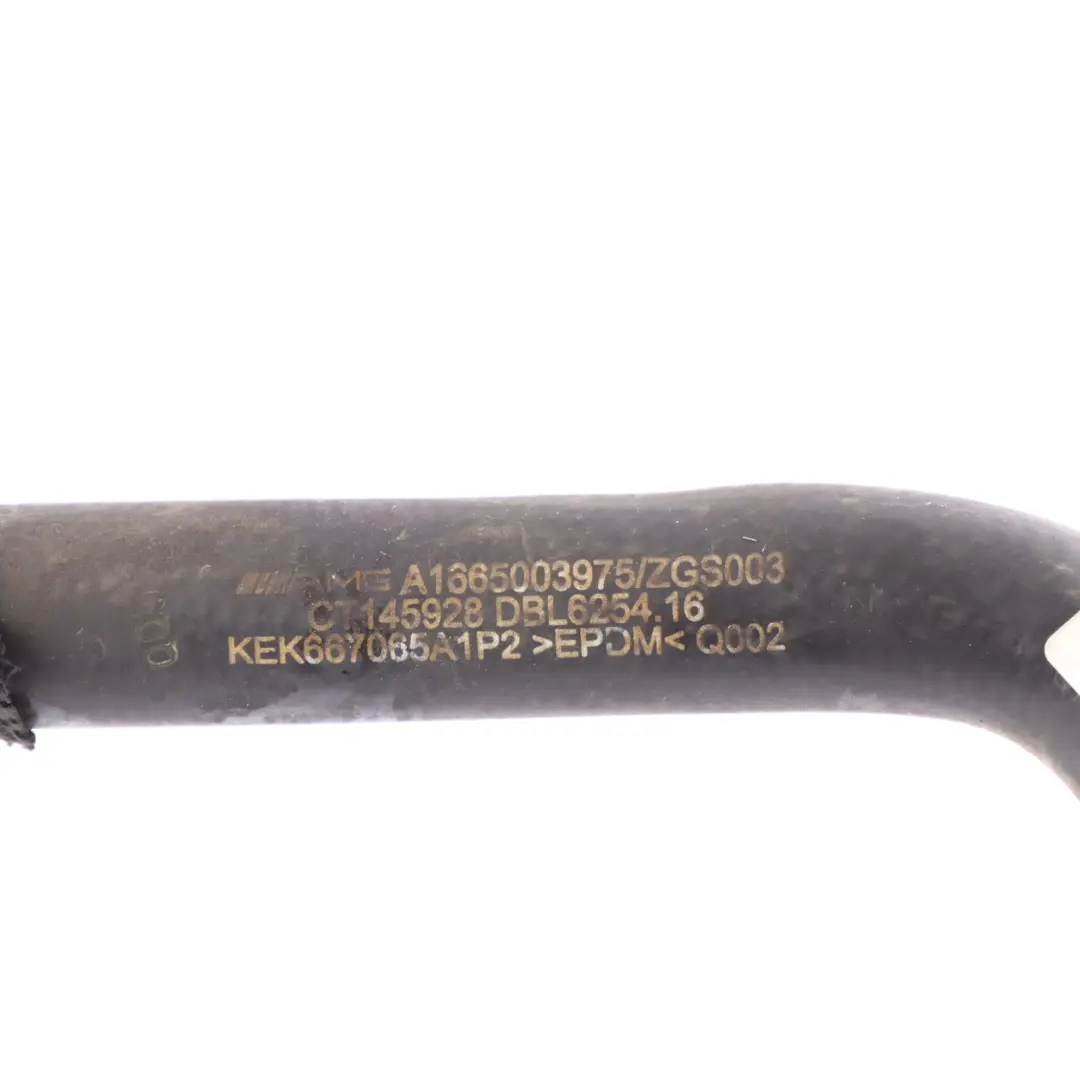 ML63 AMG Water Coolant Pipe Hose Line to Mercedes W166 with Part number A1665003975 Mercedes W166 ML63 AMG Water Coolant Pipe Hose Line - SKU A1665003975 - Part number A1665003975