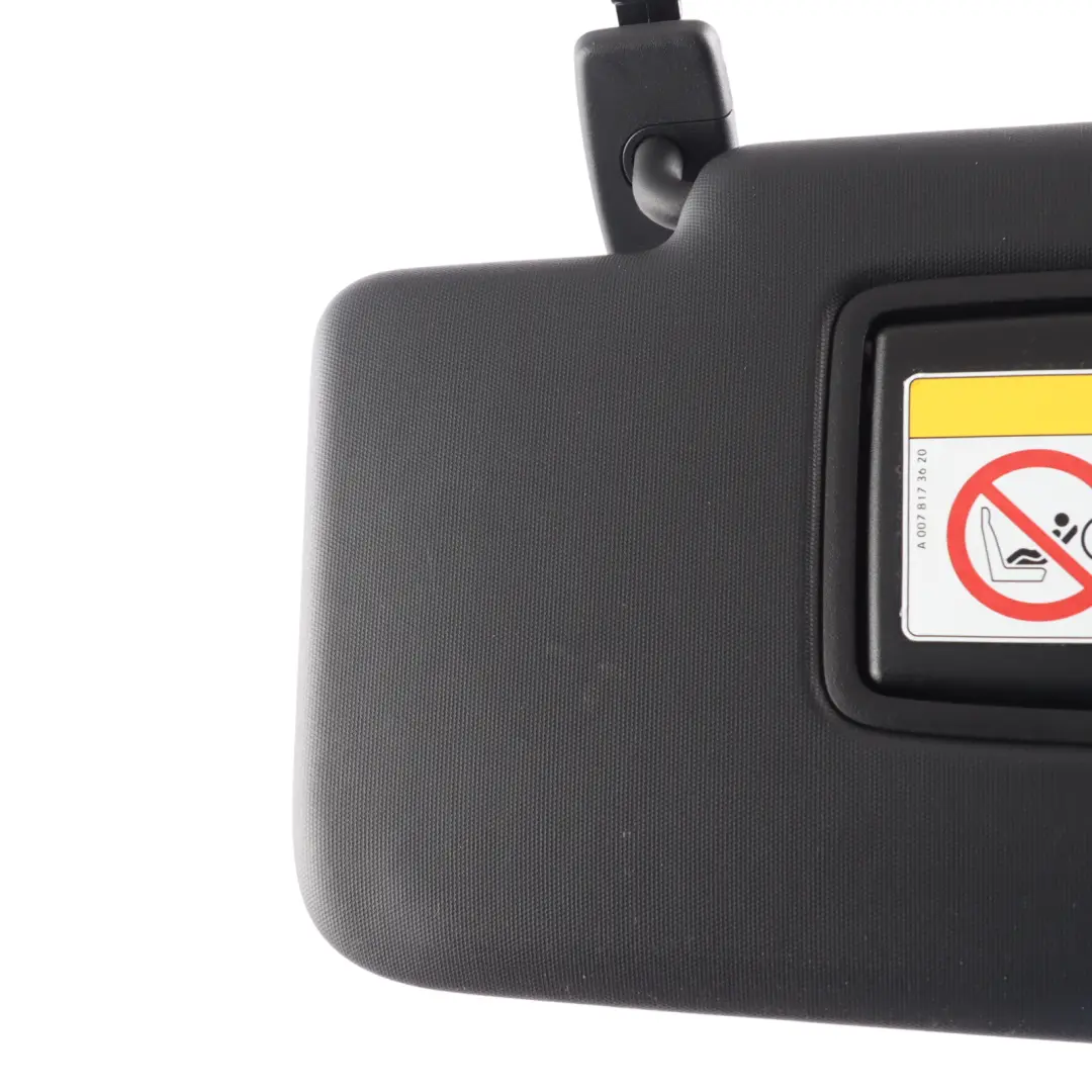 Mercedes ML W166 Sun Visor Interior Cover Sunvisor Black Left N/S - SKU A1668100110-1 - Part number A1668100110