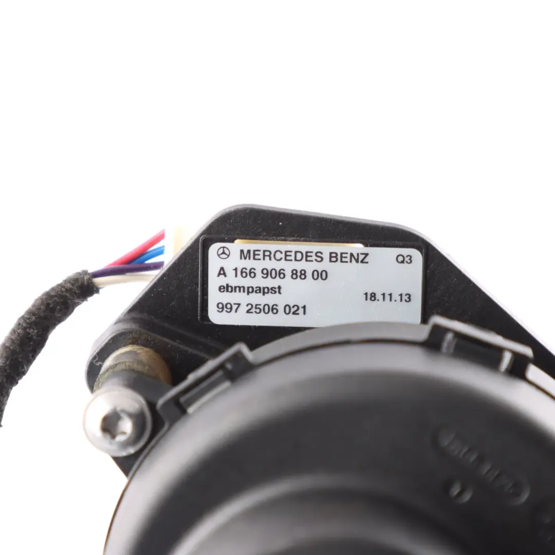 Music CD Player Ventilator Blower Fan to Mercedes ML W166 with Part number A1668311246 Mercedes ML W166 Music CD Player Ventilator Blower Fan - SKU A1668311246 - Part number A1668311246