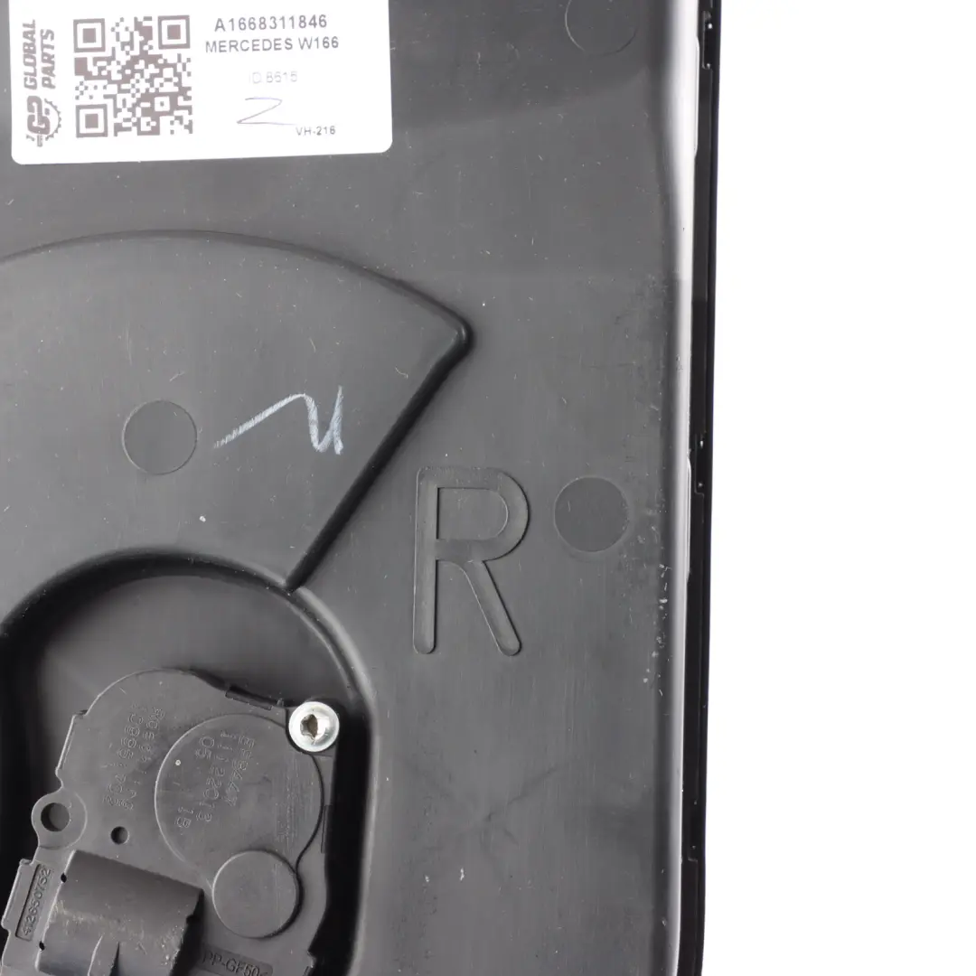 Mercedes ML W166 Rear Air Vent Duct Fresh Channel Right O/S - SKU A1668311846 - Part number A1668311846