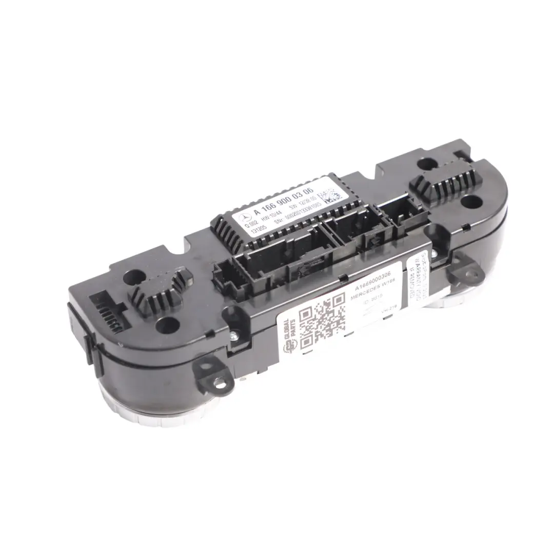 Mercedes ML W166 Dashboard Climate Control Unit A/C Switch Button - SKU A1669000306 - Part number A1669000306