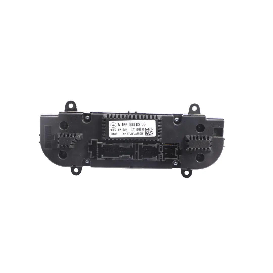 Mercedes ML W166 Dashboard Climate Control Unit A/C Switch Button - SKU A1669000306 - Part number A1669000306