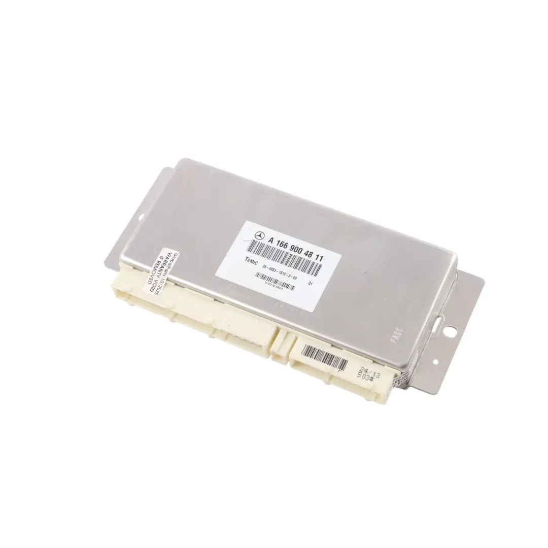 Suspension Control Unit Module ECU to Mercedes ML W166 GL X166 Air with Part number A1669004811 Mercedes ML W166 GL X166 Air Suspension Control Unit Module ECU - SKU A1669004811 - Part number A1669004811