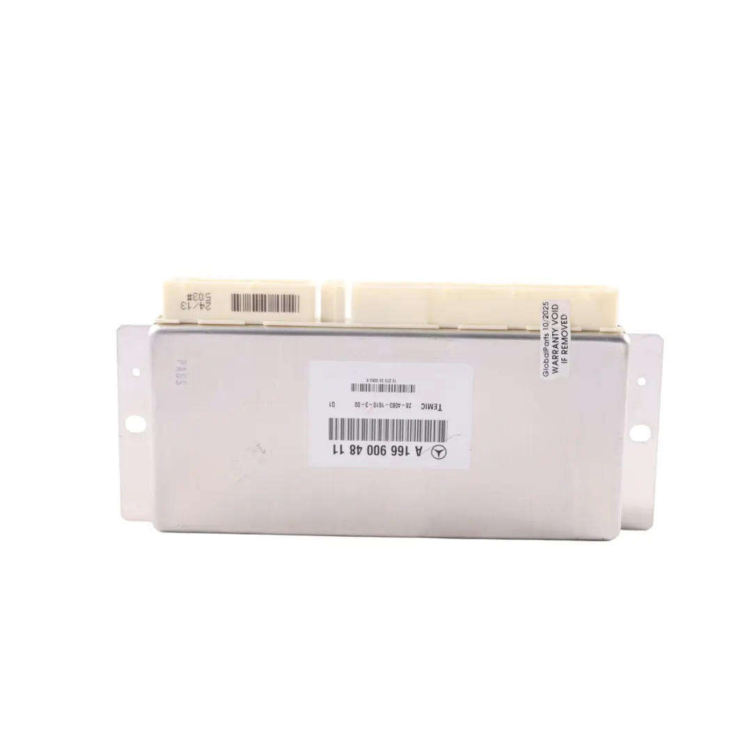 Suspension Control Unit Module ECU to Mercedes ML W166 GL X166 Air with Part number A1669004811 Mercedes ML W166 GL X166 Air Suspension Control Unit Module ECU - SKU A1669004811 - Part number A1669004811