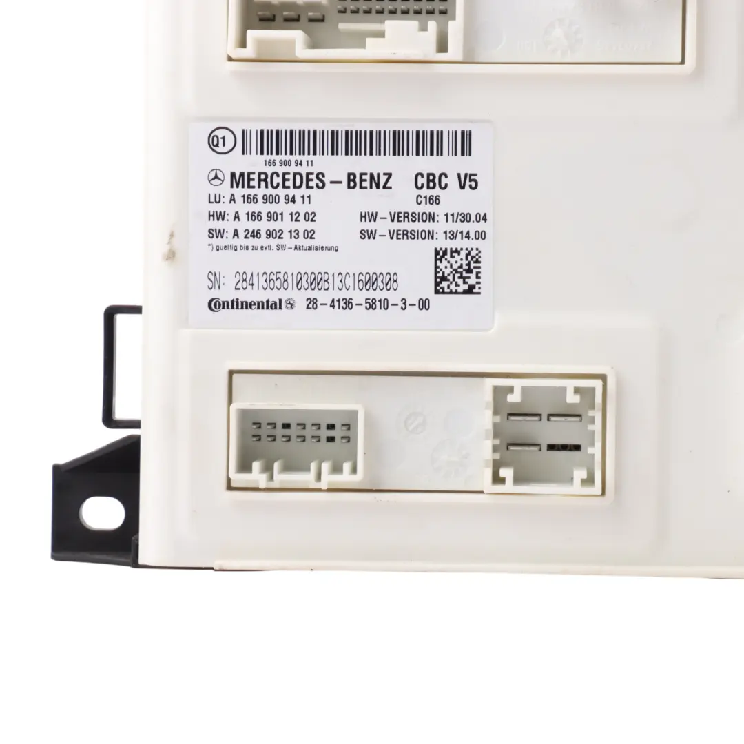 Mercedes ML W166 GL X166 Body Comfort Control Unit SAM Module ECU A2139003208 - SKU A1669009411 - Part number A1669009411