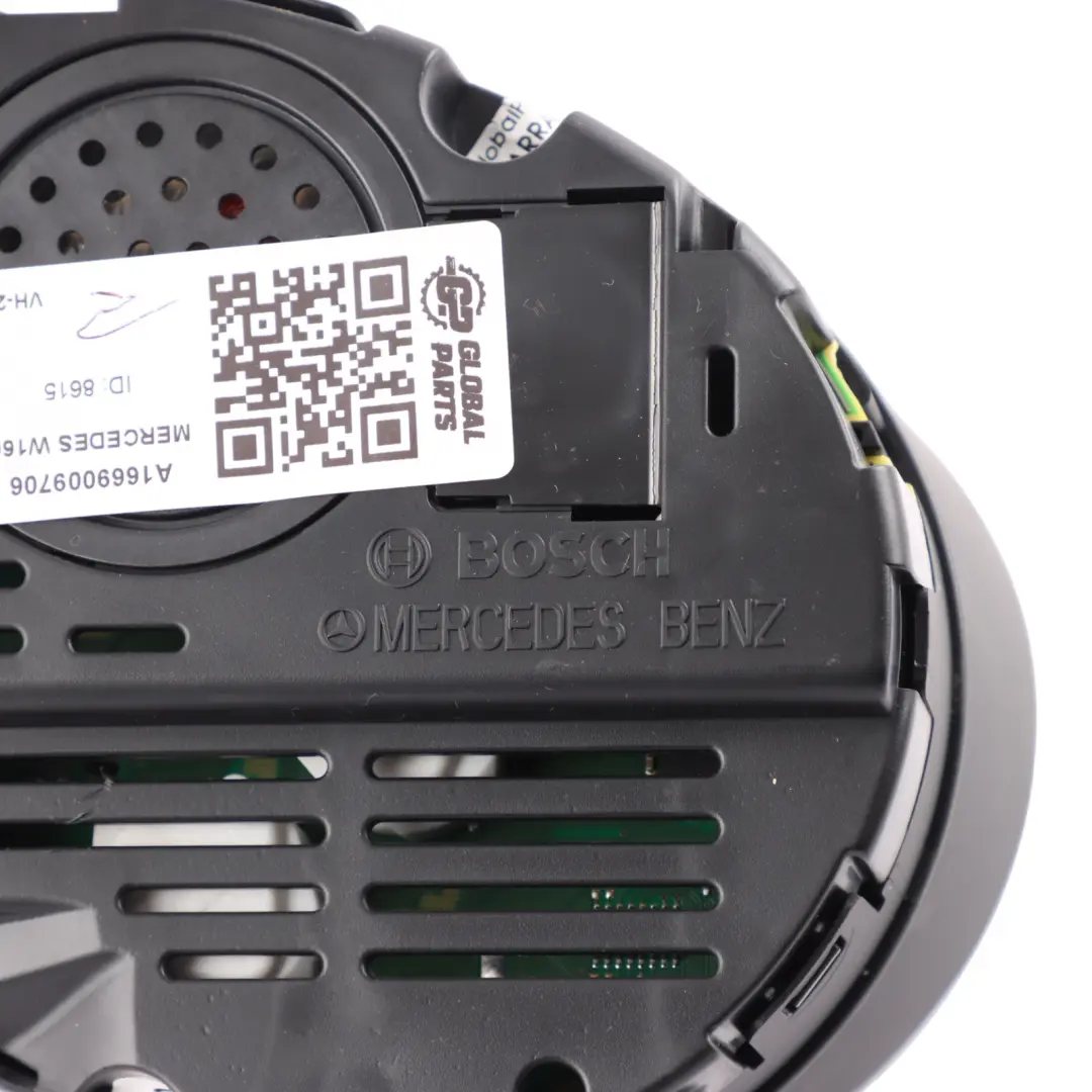 Instrument Cluster Speedometer Petrol Automatic to Mercedes ML W166 with Part number A1669009706 Mercedes ML W166 Instrument Cluster Speedometer Petrol Automatic - SKU RHD-A1669009706 - Part number A1669009706