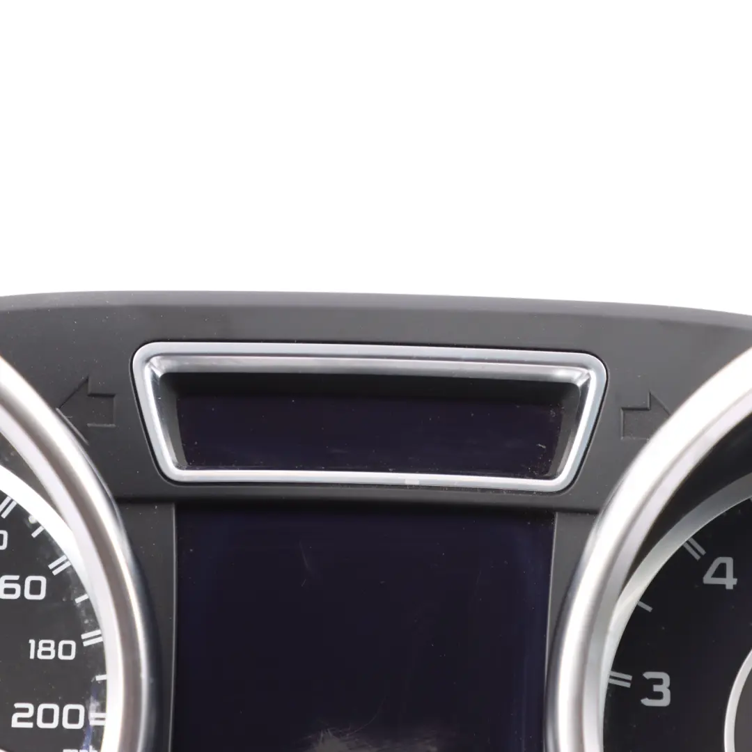 Instrument Cluster Speedometer Petrol Automatic to Mercedes ML W166 with Part number A1669009706 Mercedes ML W166 Instrument Cluster Speedometer Petrol Automatic - SKU RHD-A1669009706 - Part number A1669009706