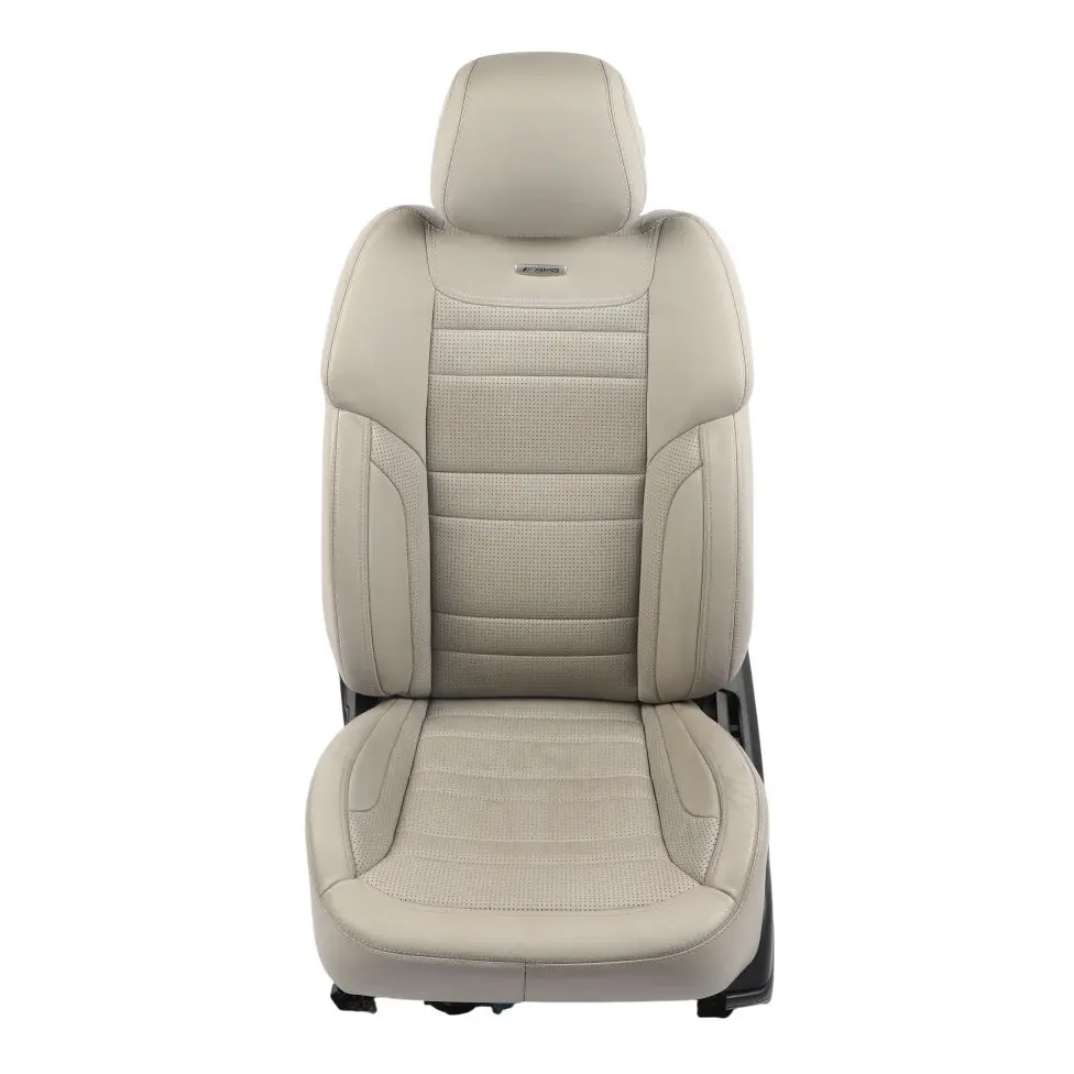 Front Seat Heated Electric Fabric Leather Beige Left N/S to Mercedes ML W166 AMG with Part number A1669107913 Mercedes ML W166 AMG Front Seat Heated Electric Fabric Leather Beige Left N/S - SKU A1669107913 - Part number A1669107913
