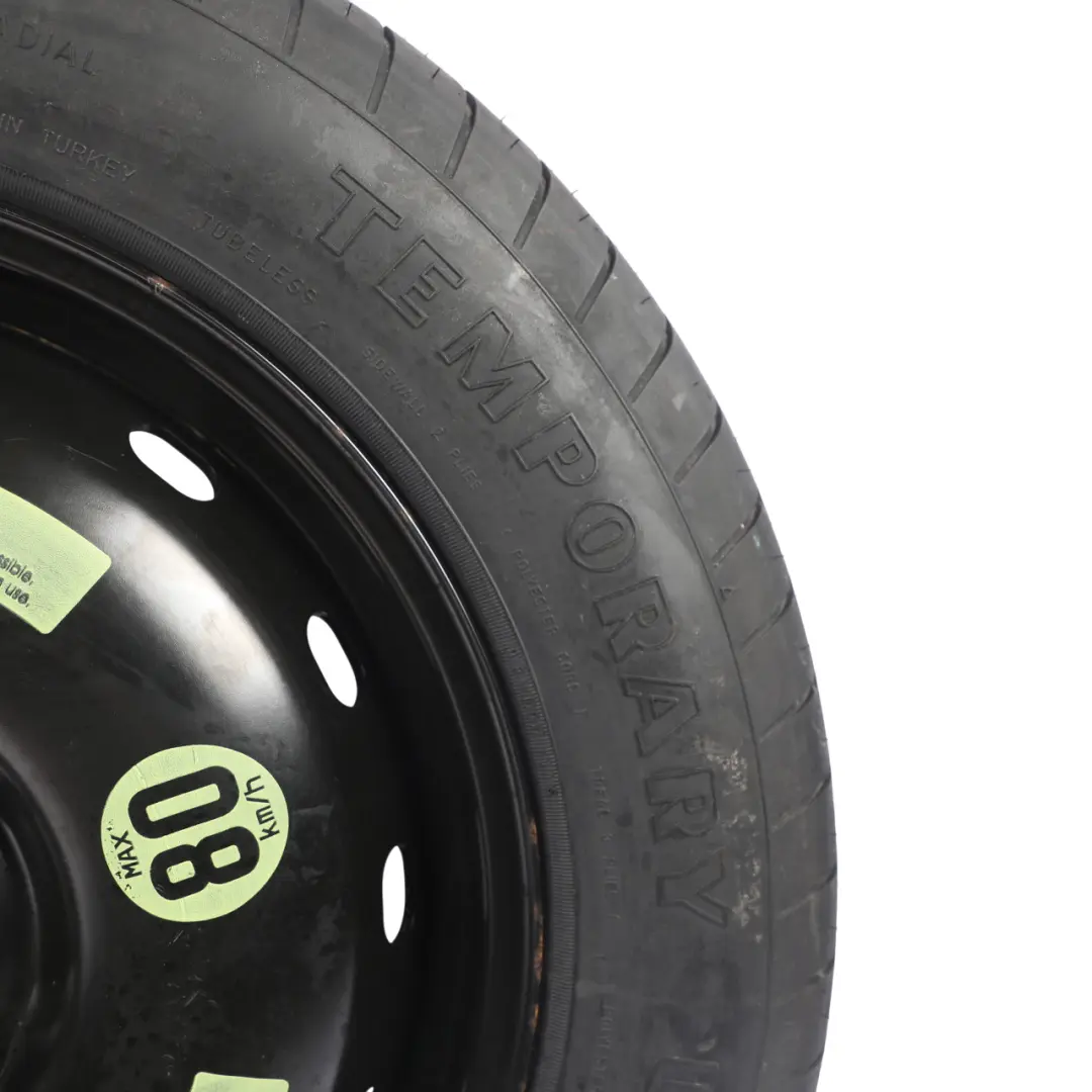 Mercedes W169 W245 Spare Wheel Compact Steel R16 Tyre 125/90 - SKU A1694000802-2 - Part number A1694000802