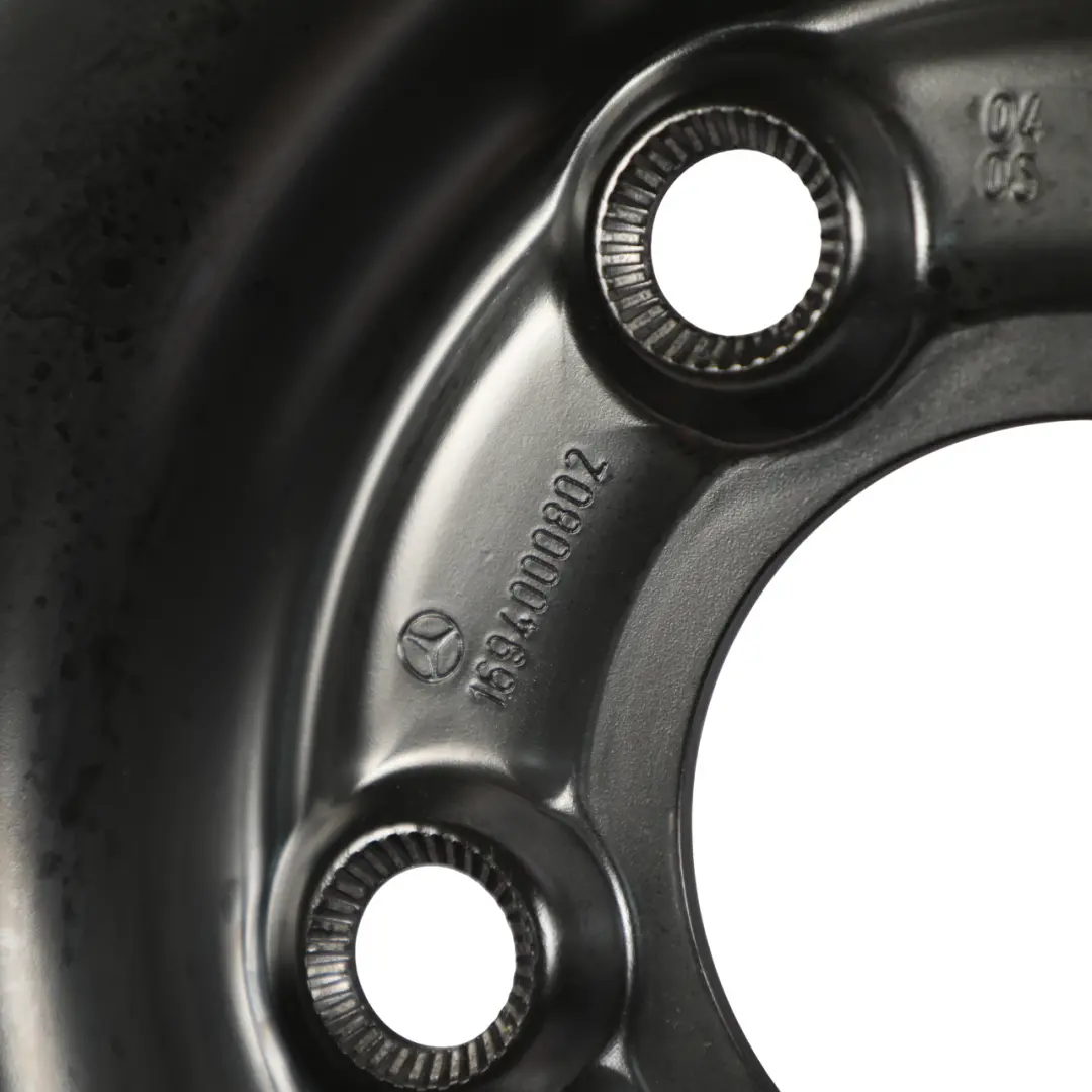 Spare Wheel Compact Steel R16 Tyre 125/90 to Mercedes W169 W245 with Part number A1694000802 Mercedes W169 W245 Spare Wheel Compact Steel R16 Tyre 125/90 - SKU A1694000802-2 - Part number A1694000802
