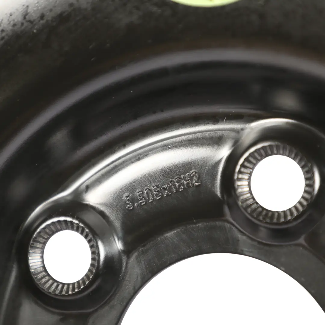 Ruota di scorta Mercedes W169 W245 Compact Acciaio R16 Pneumatico 125/90 per con numero di parte A1694000802 Ruota di scorta Mercedes W169 W245 Compact Acciaio R16 Pneumatico 125/90 - SKU A1694000802-2 - Numero di parte A1694000802