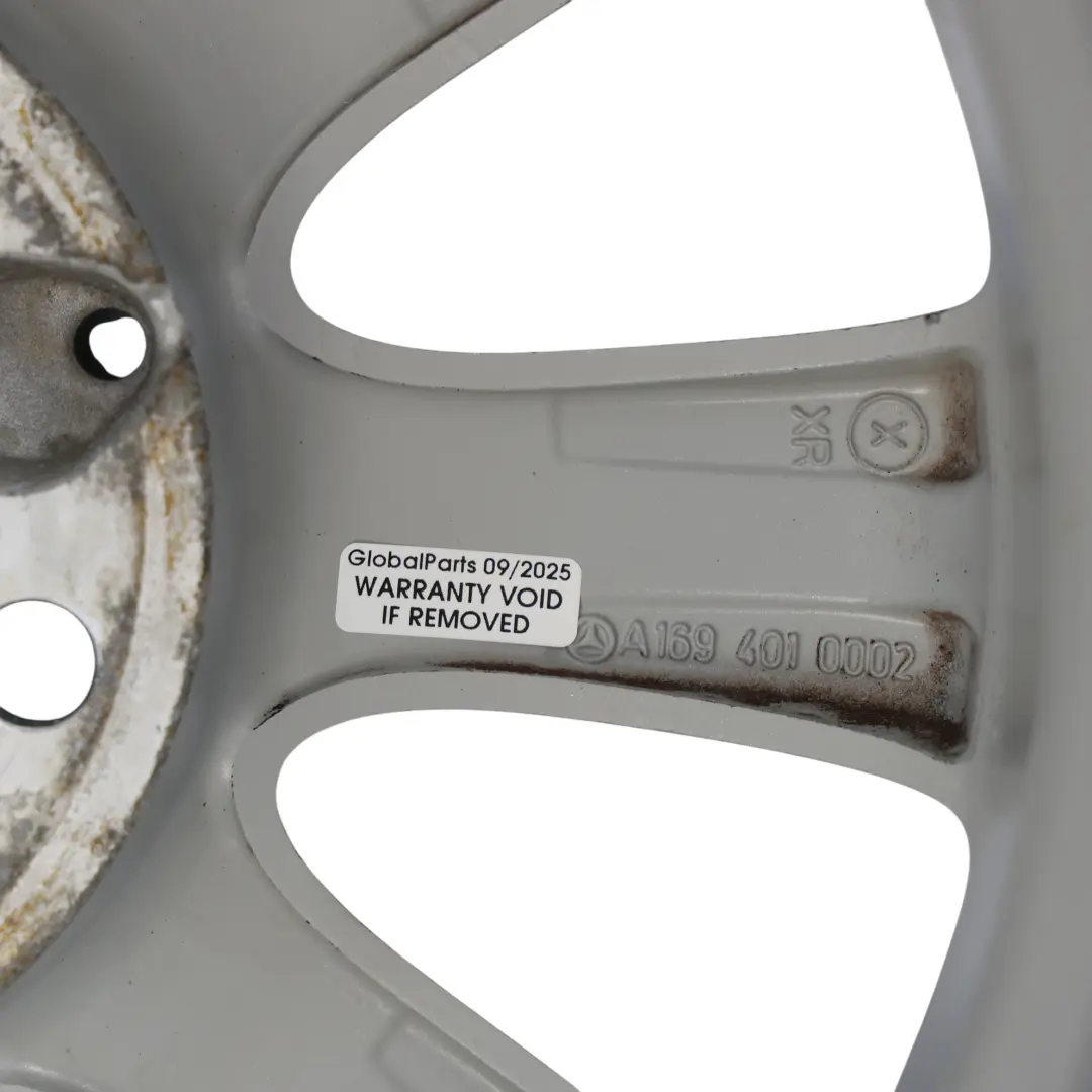 Mercedes W169 Silver Alloy Wheel Rim 15" ET:44 6J - SKU A1694010002-1 - Part number A1694010002