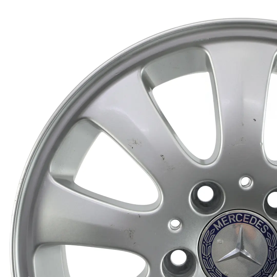 Mercedes W169 Silver Alloy Wheel Rim 15" ET:44 6J - SKU A1694010002-1 - Part number A1694010002