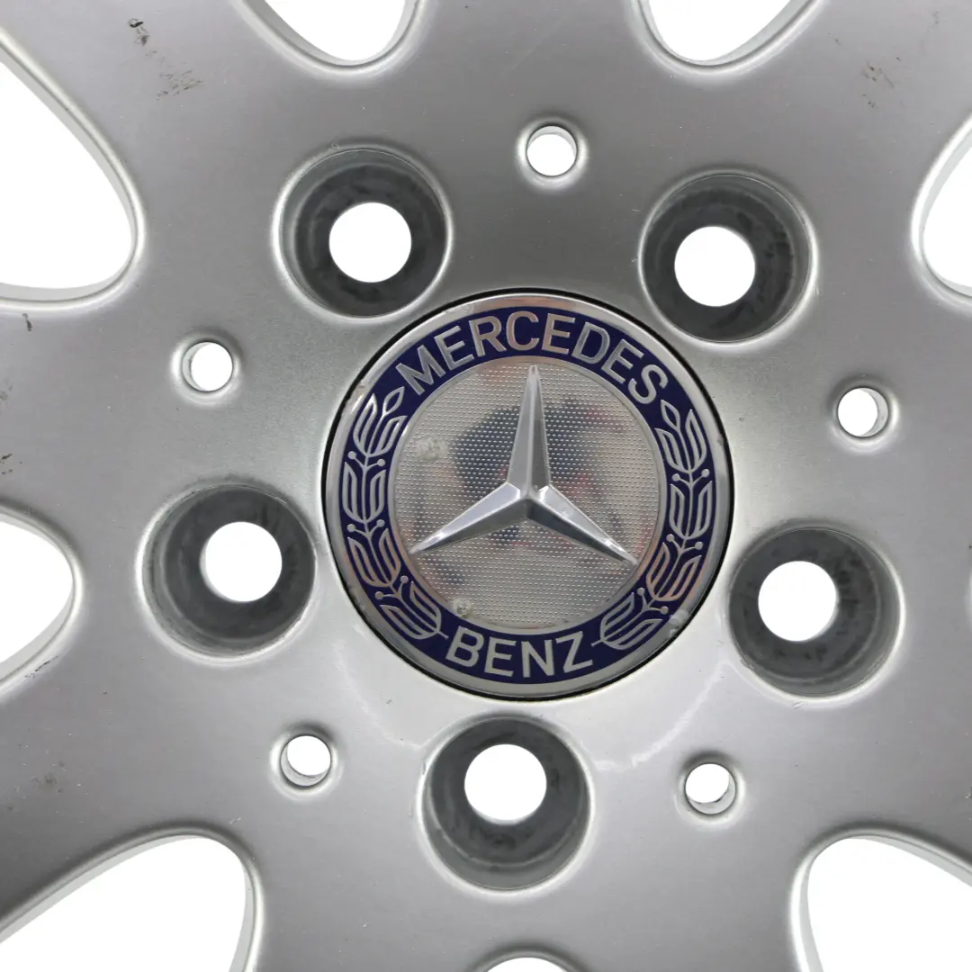 Alloy Wheel Rim 15" ET:44 6J to Mercedes W169 Silver with Part number A1694010002 Mercedes W169 Silver Alloy Wheel Rim 15" ET:44 6J - SKU A1694010002-1 - Part number A1694010002