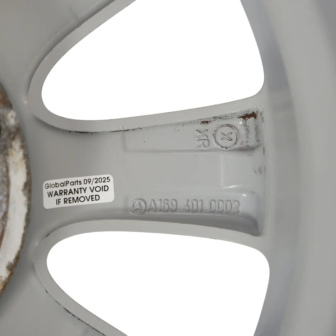 Mercedes W169 Silver Alloy Wheel Rim 15" ET:44 6J - SKU A1694010002-2 - Part number A1694010002