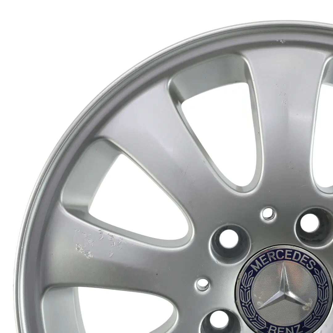 Mercedes W169 Silver Alloy Wheel Rim 15" ET:44 6J - SKU A1694010002-2 - Part number A1694010002