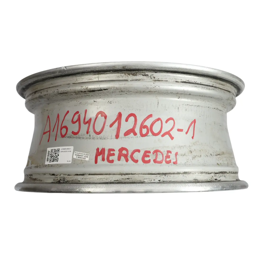  Cerchio Mercedes W169 W245 Argento Lega 17" 7J Et:49 - SKU A1694012602-1 - Numero di parte A1694012602