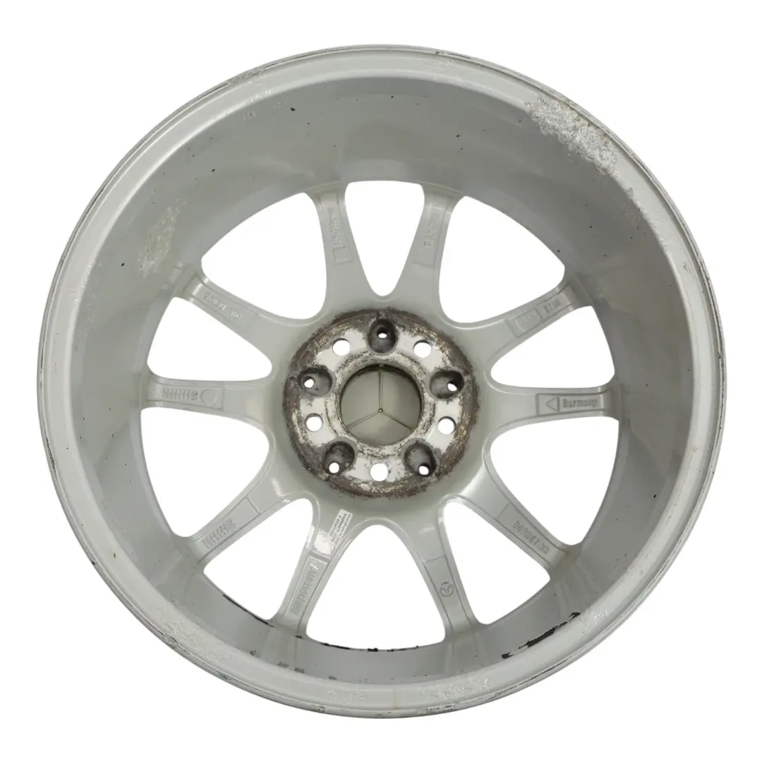 Rim Mercedes W169 W245 Silver Alloy 17" 7J ET:49 to Wheel with Part number A1694012602 Wheel Rim Mercedes W169 W245 Silver Alloy 17" 7J ET:49 - SKU A1694012602-1 - Part number A1694012602