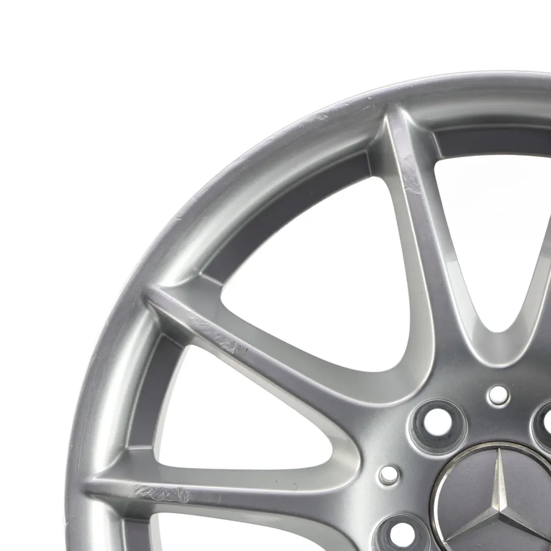  Cerchio Mercedes W169 W245 Argento Lega 17" 7J Et:49 - SKU A1694012602-1 - Numero di parte A1694012602