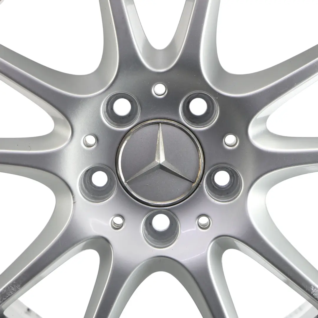  Cerchio Mercedes W169 W245 Argento Lega 17" 7J Et:49 - SKU A1694012602-1 - Numero di parte A1694012602