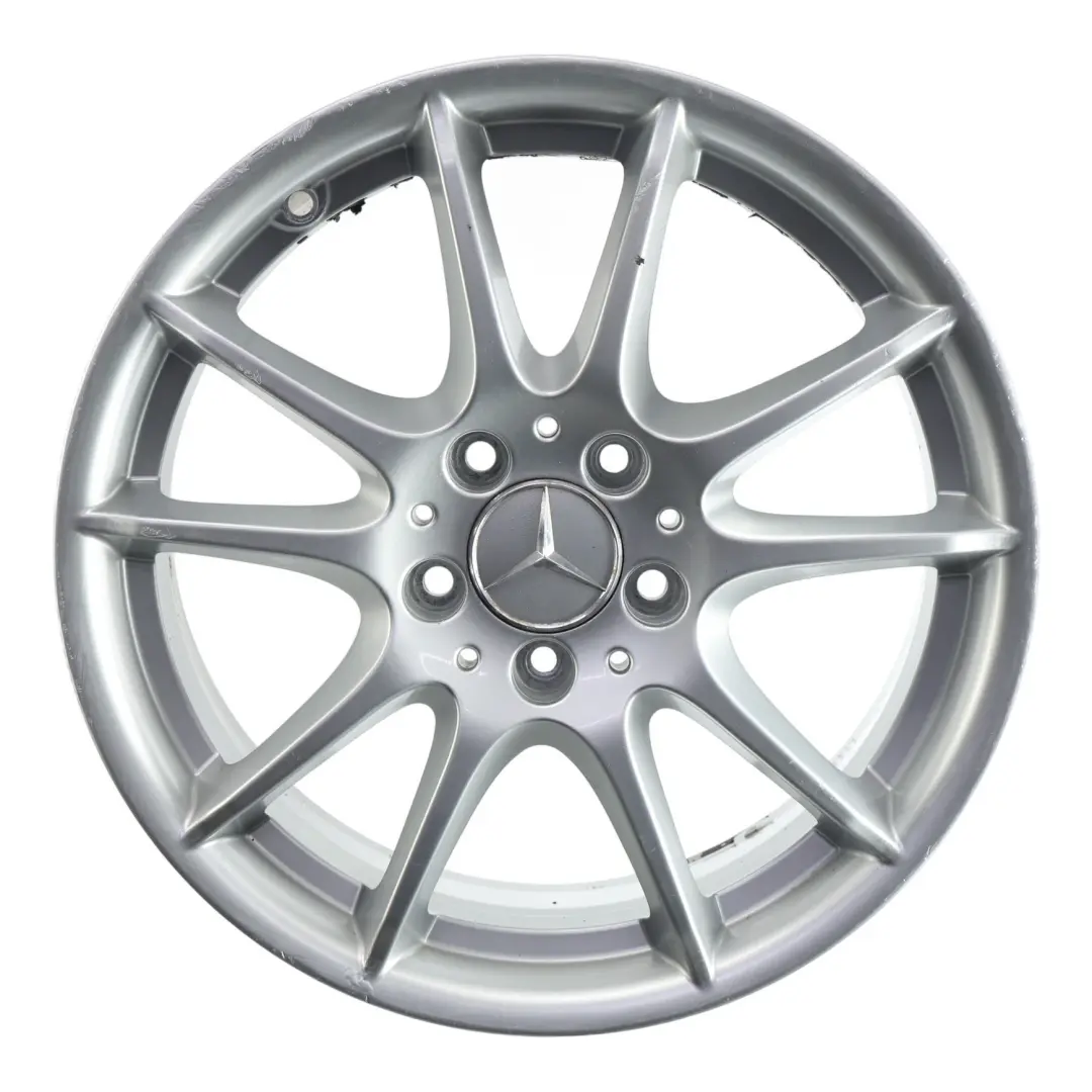  Cerchio Mercedes W169 W245 Argento Lega 17" 7J Et:49 - SKU A1694012602-2 - Numero di parte A1694012602