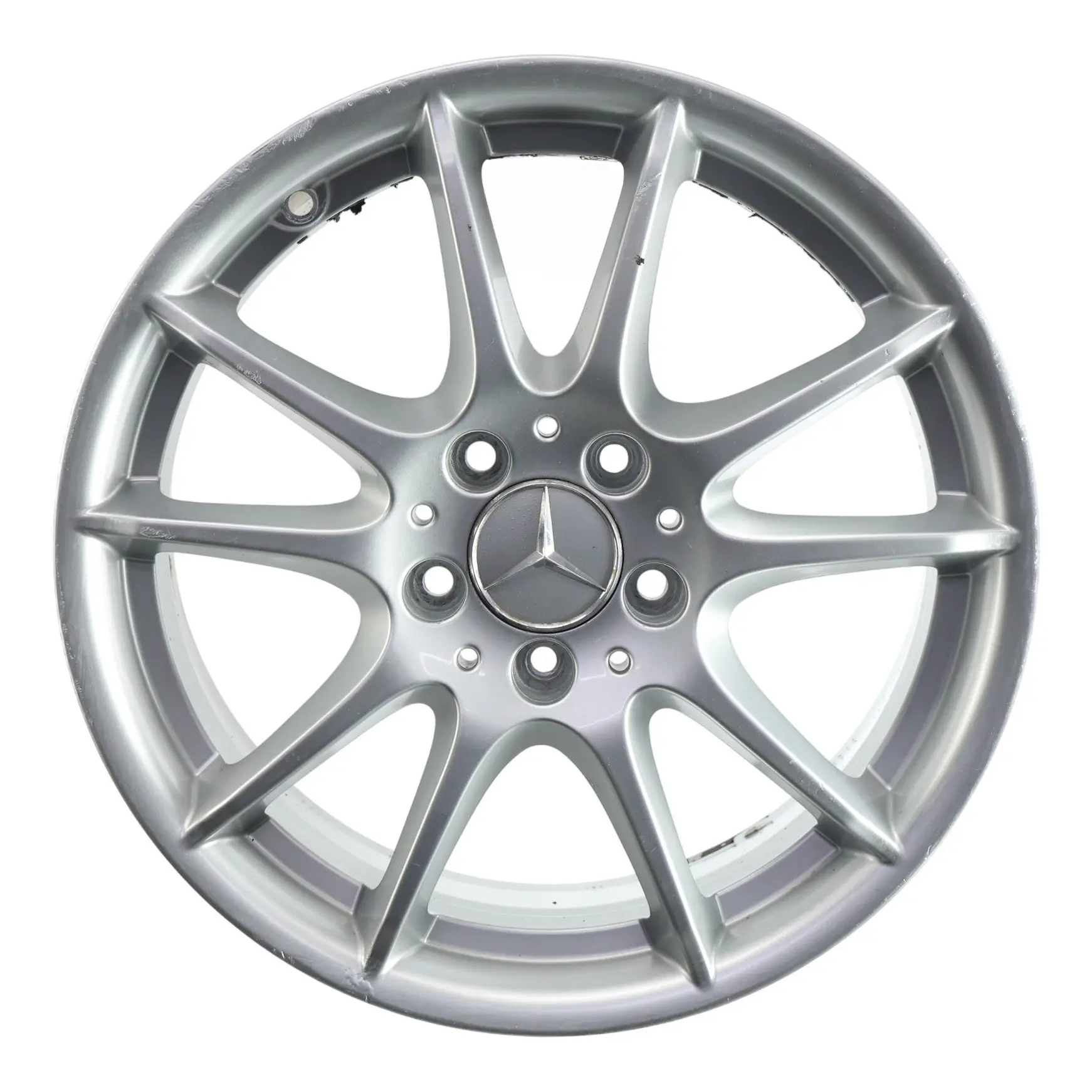 Cerchio Mercedes W169 W245 Argento Lega 17" 7J Et:49 A1694012602