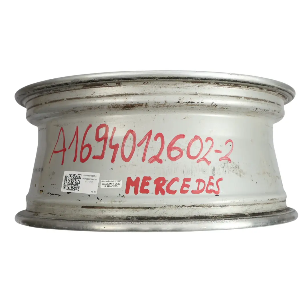 Cerchio Mercedes W169 W245 Argento Lega 17" 7J Et:49 per con numero di parte A1694012602 Cerchio Mercedes W169 W245 Argento Lega 17" 7J Et:49 - SKU A1694012602-2 - Numero di parte A1694012602