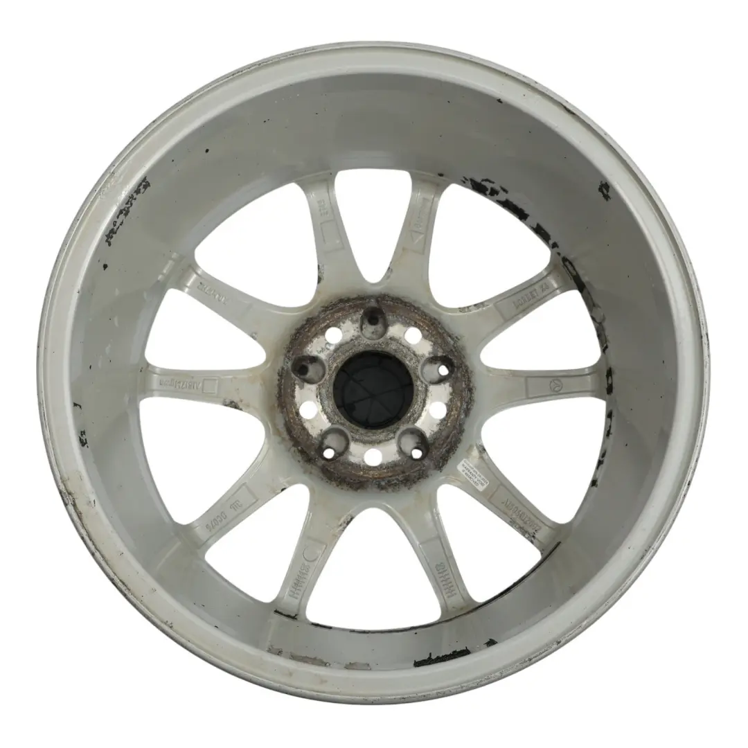Rim Mercedes W169 W245 Silver Alloy 17" 7J ET:49 to Wheel with Part number A1694012602 Wheel Rim Mercedes W169 W245 Silver Alloy 17" 7J ET:49 - SKU A1694012602-3 - Part number A1694012602