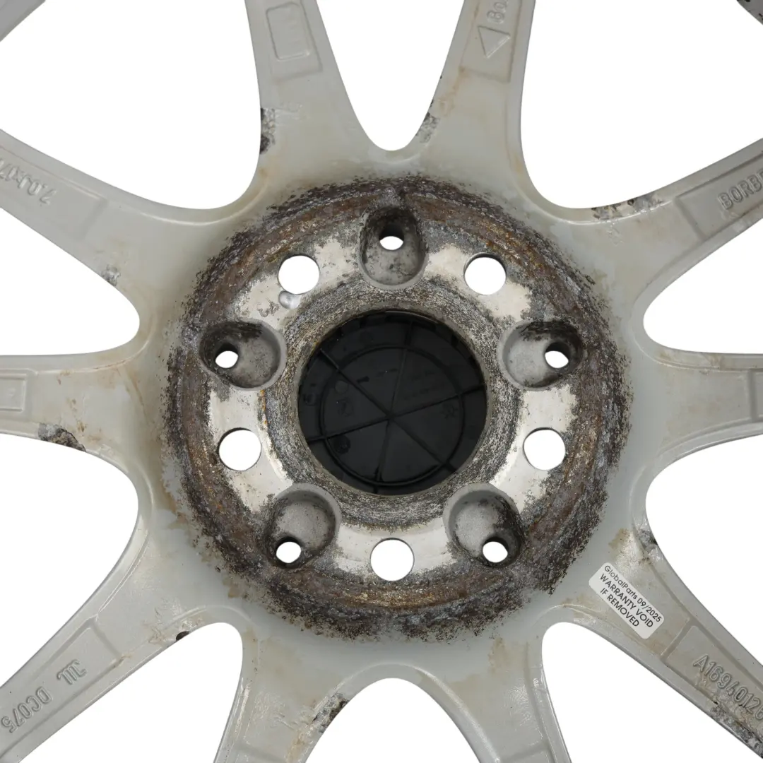 Rim Mercedes W169 W245 Silver Alloy 17" 7J ET:49 to Wheel with Part number A1694012602 Wheel Rim Mercedes W169 W245 Silver Alloy 17" 7J ET:49 - SKU A1694012602-3 - Part number A1694012602