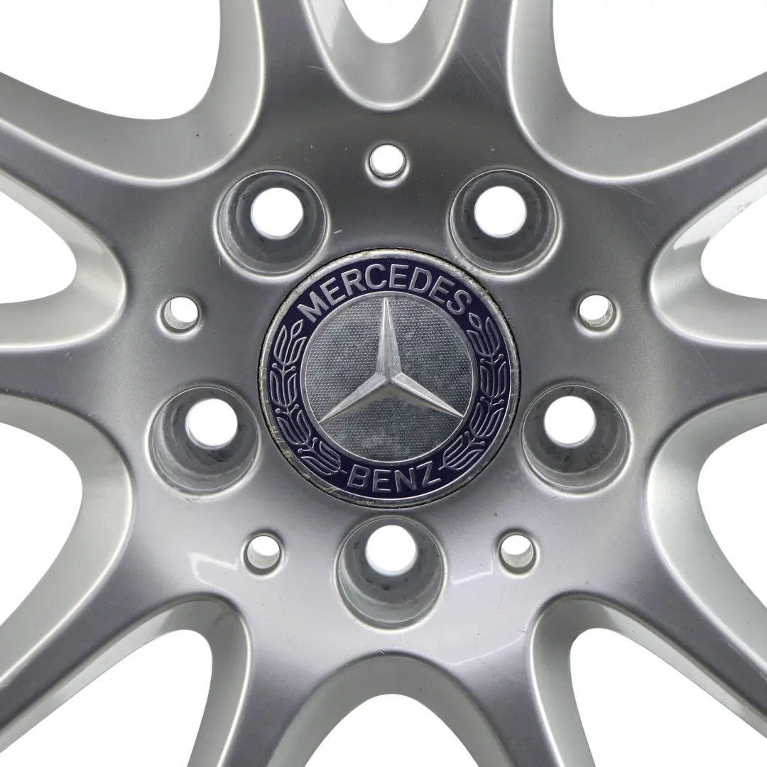 Rim Mercedes W169 W245 Silver Alloy 17" 7J ET:49 to Wheel with Part number A1694012602 Wheel Rim Mercedes W169 W245 Silver Alloy 17" 7J ET:49 - SKU A1694012602-3 - Part number A1694012602