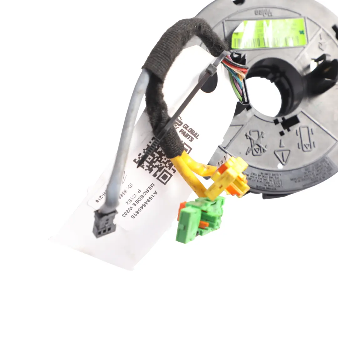 Anillo Colector Sensor Ángulo Dirección para Mercedes W169 W245 W203 con número de pieza A1694640818 Mercedes W169 W245 W203 Anillo Colector Sensor Ángulo Dirección - SKU A1694640818 - Número de pieza A1694640818