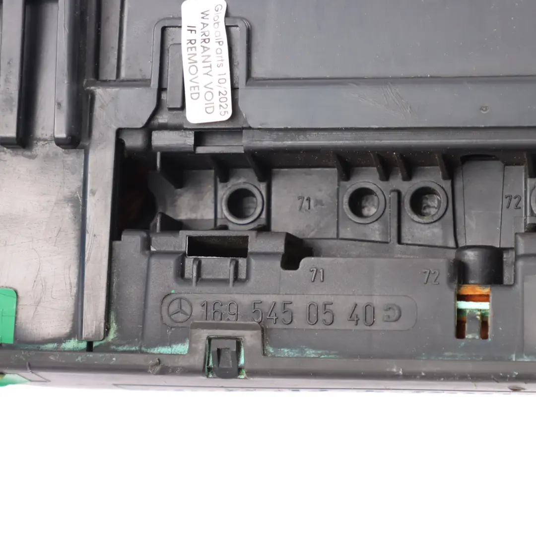 Mercedes-Benz A-Class W169 Fuse Electrical Box Relay Control Unit to with Part number A1695450540 Mercedes-Benz A-Class W169 Fuse Electrical Box Relay Control Unit - SKU A1695450540-1 - Part number A1695450540