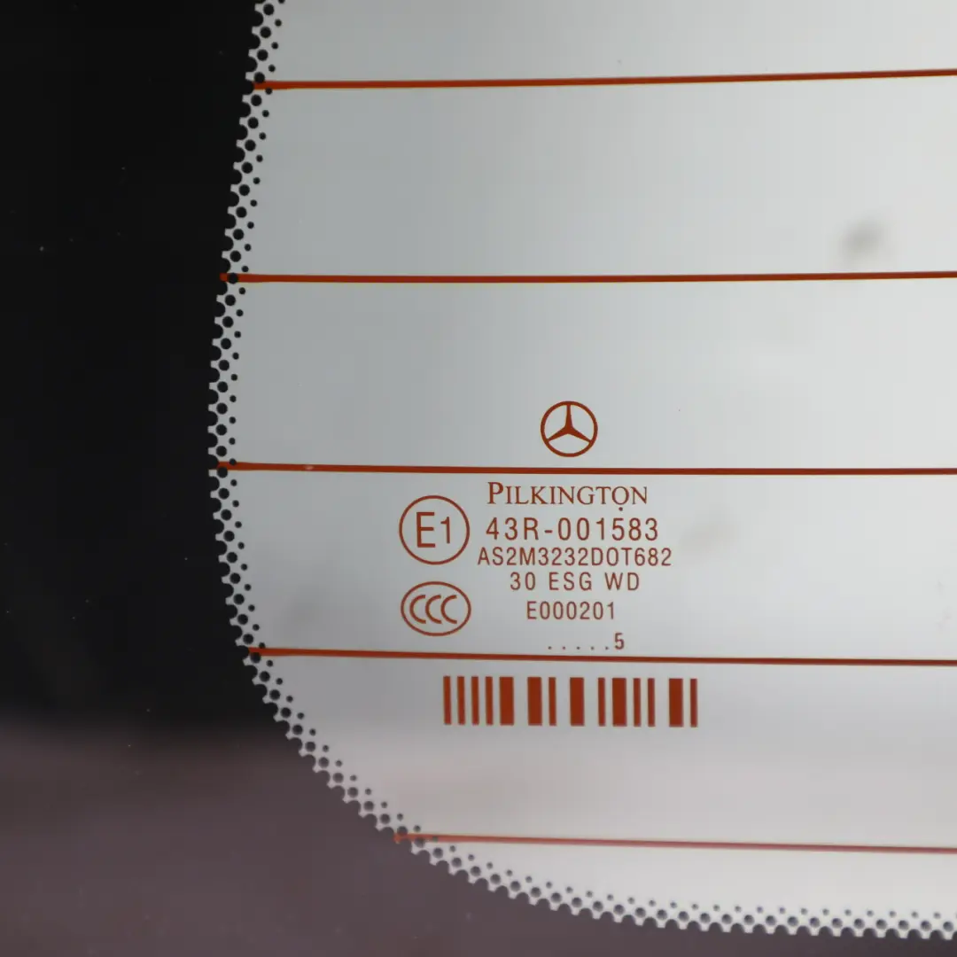 Window Glass Rear Boot Trunk Tailgate Window Glazing AS2 Green to Mercedes W169 with Part number A1697400457 Mercedes W169 Window Glass Rear Boot Trunk Tailgate Window Glazing AS2 Green - SKU A1697400457-1 - Part number A1697400457