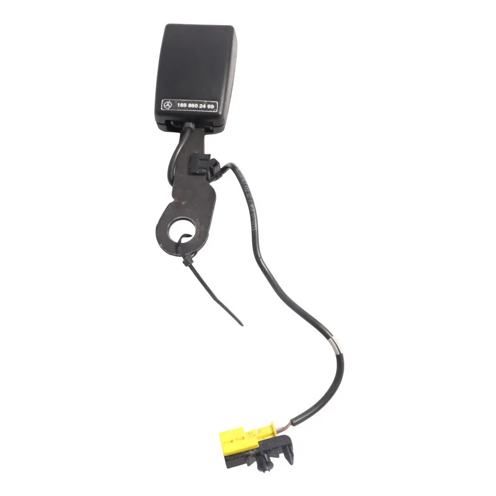 Mercedes W169 W245 Seat Belt Buckle Rear Right O/S Seat Belt Latch - SKU A1698602469-1 - Part number A1698602469