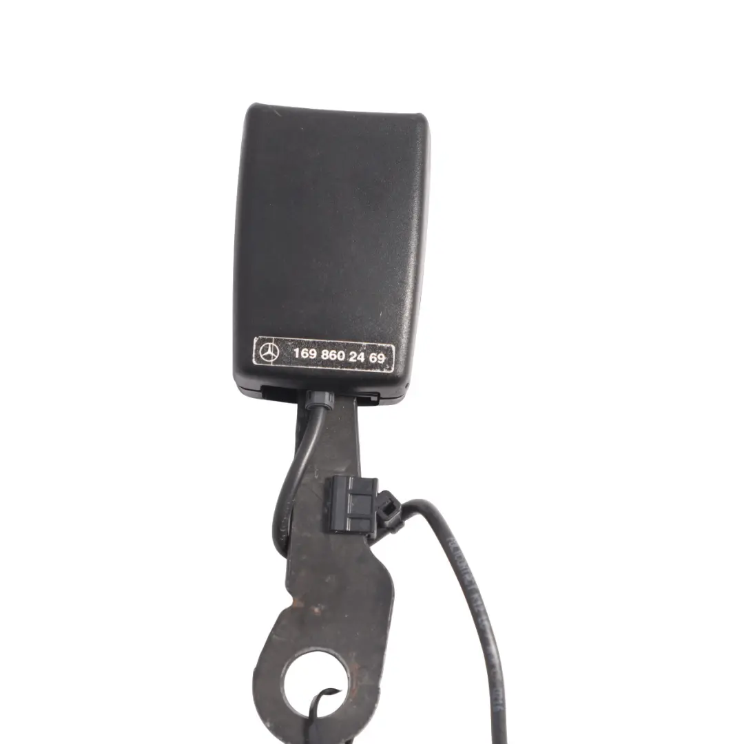 Belt Buckle Rear Right O/S Seat Belt Latch to Mercedes W169 W245 Seat with Part number A1698602469 Mercedes W169 W245 Seat Belt Buckle Rear Right O/S Seat Belt Latch - SKU A1698602469-1 - Part number A1698602469