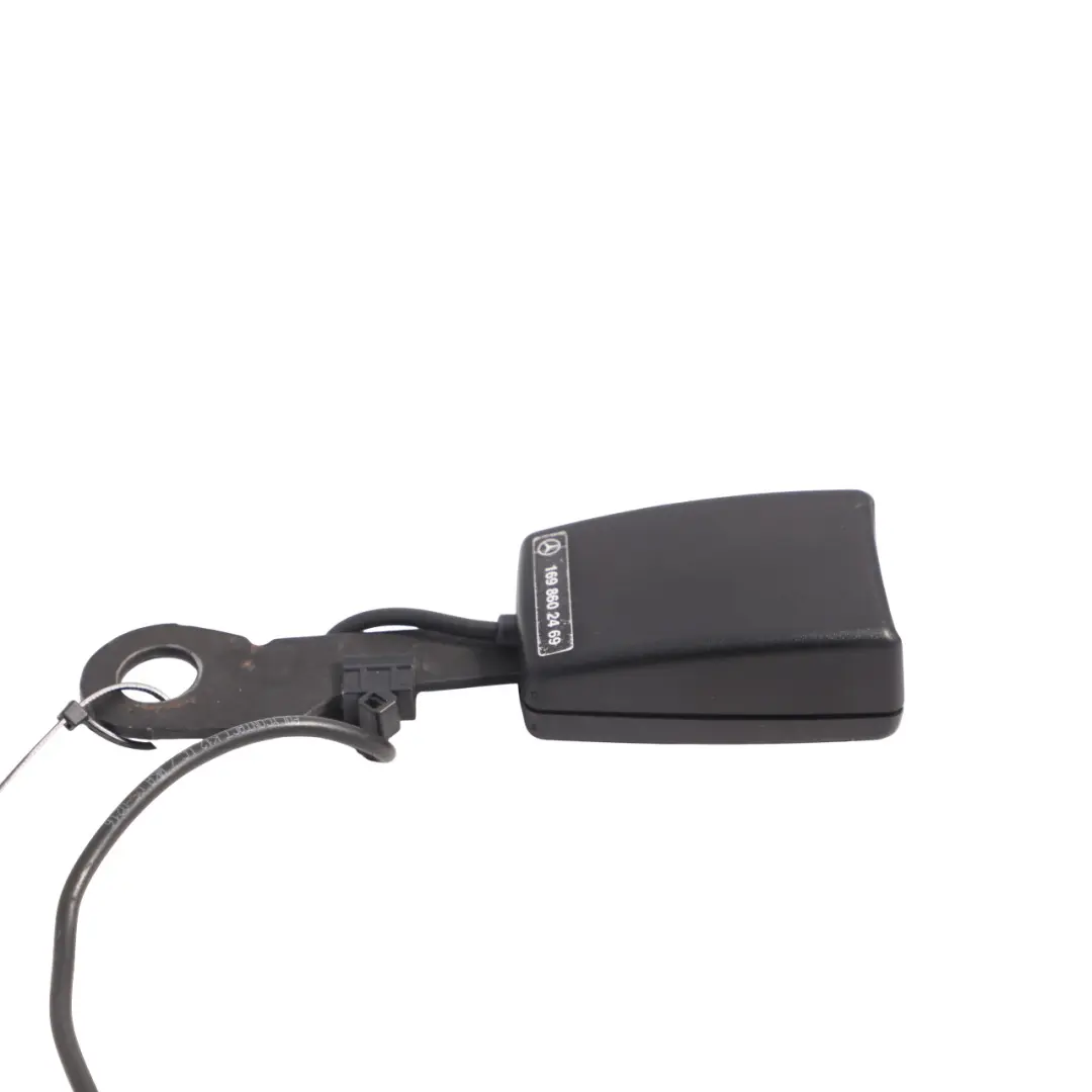 Belt Buckle Rear Right O/S Seat Belt Latch to Mercedes W169 W245 Seat with Part number A1698602469 Mercedes W169 W245 Seat Belt Buckle Rear Right O/S Seat Belt Latch - SKU A1698602469-1 - Part number A1698602469