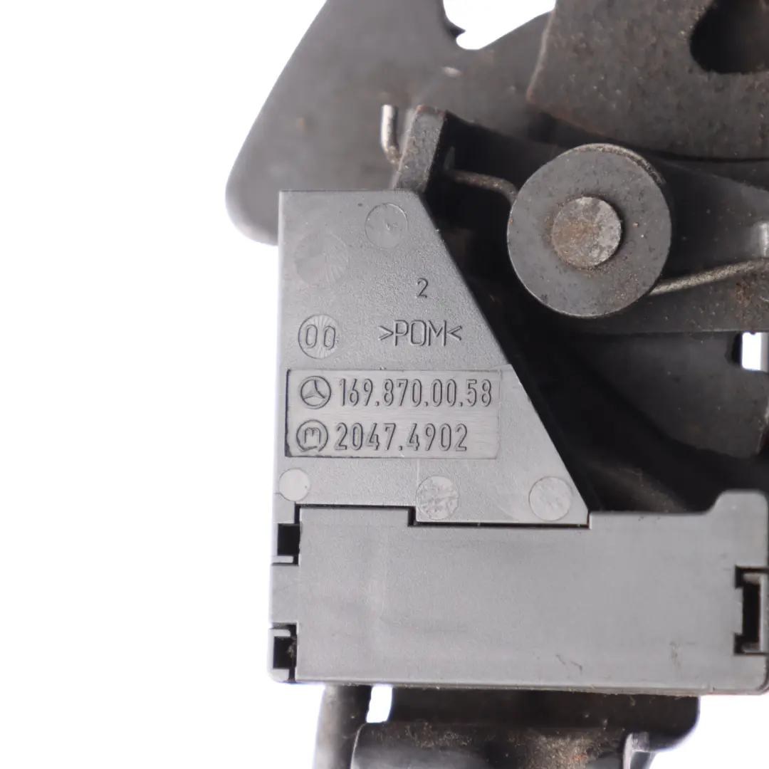  Mercedes-Benz W169 Zamek Maski - SKU A1698800460 - Numer Części A1698800460