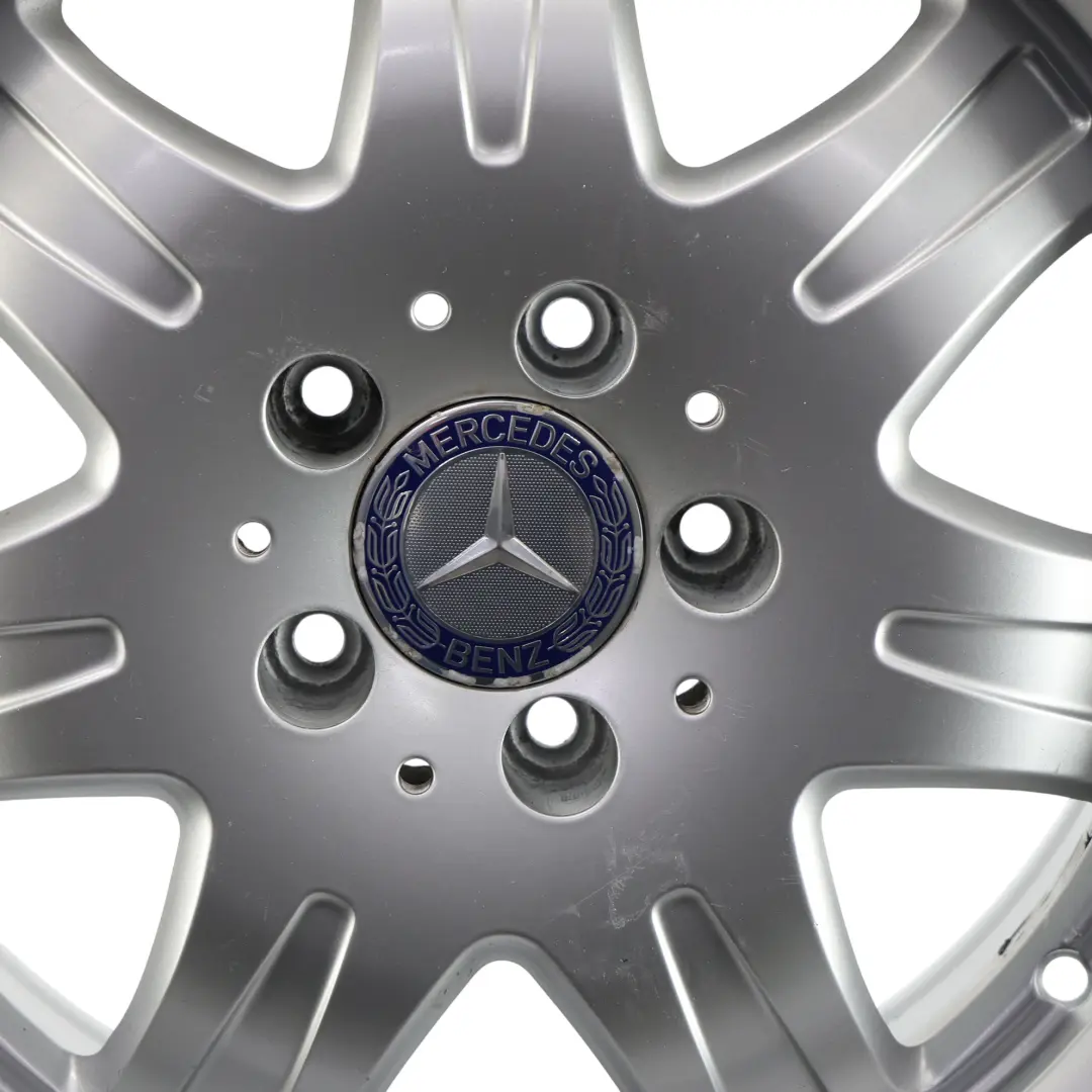  Llanta de aleación plateada Mercedes R171 16" 7J ET:34 7-Hole - SKU A1714010902-2 - Número de pieza A1714010902